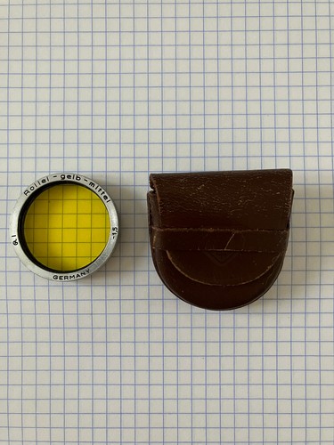 Filtre jaune appareil photo