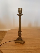 lampe bougeoir bronze empire