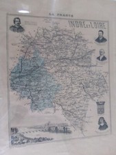 gravure 19ème carte
