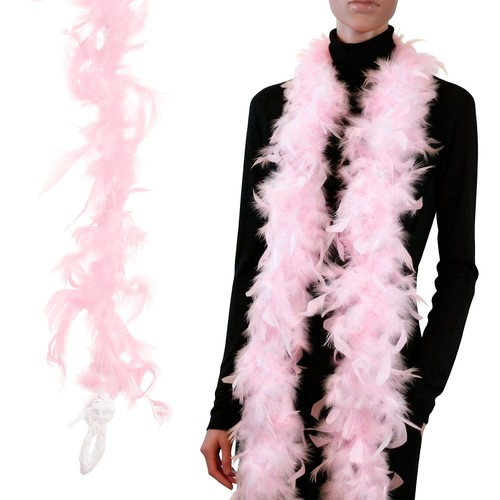 Boa plumes rose 40g yards - boa, à
