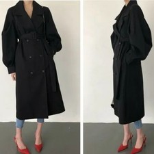 Trench-coat oversize à double