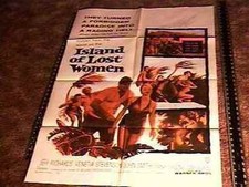 ISLAND OF LOST WOMEN MOVIE POSTER EXPLOITATION