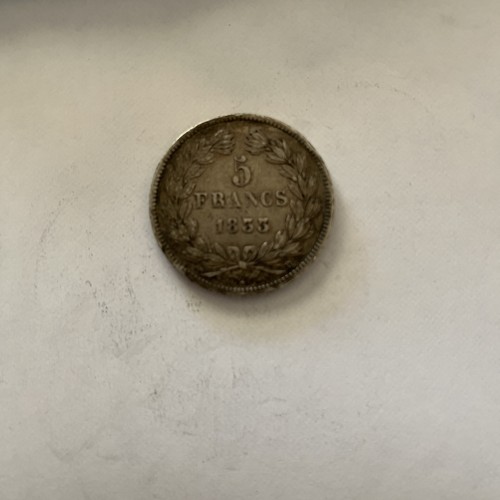 Francs louis philippe - louis, 1833