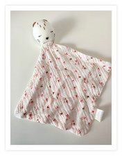 Doudou Lange Chat/Ours Rose