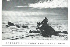 Rare  carte signée   Paul emile Victor  Guillard et Merle  Terre Adelie TAAF