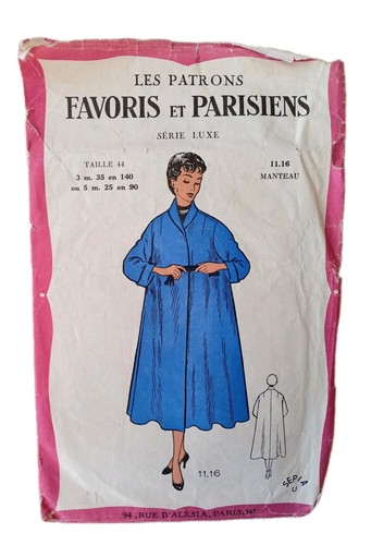 Patron couture vintage - couture, "les