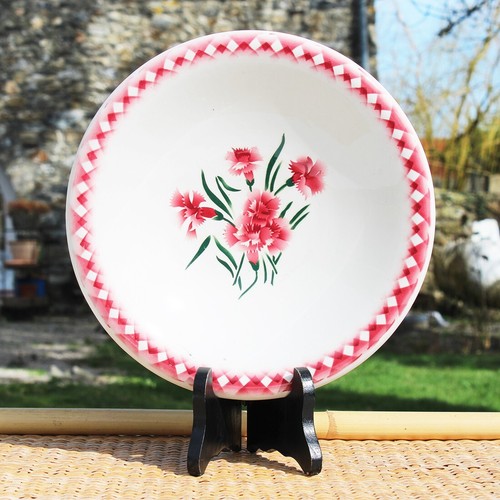 Ancien plat compotier rond - , 25
