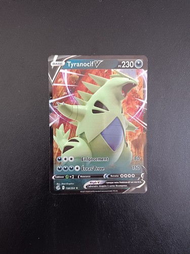 Carte pokémon tyranocif - carte, v