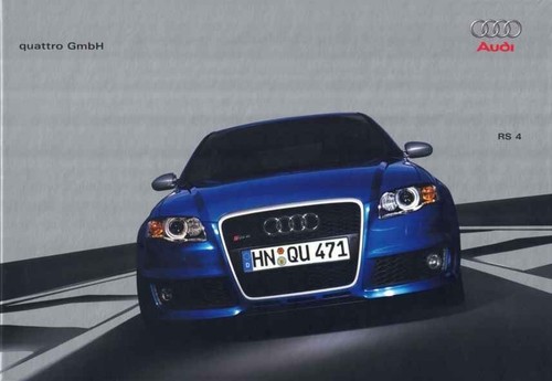 Catalogue brochure audi rs4 - brochure, /