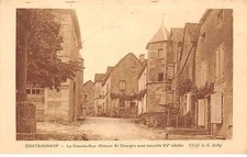 21 - CHATEAUNEUF - SAN42139 - La Grande Rue - Maison St Georges avec Tourelle