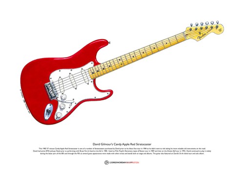 David gilmour fender candy - david,