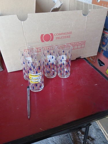 Lot verre orangina - lot,