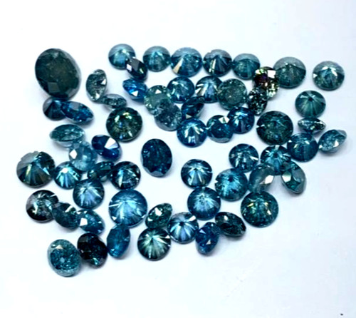 Diamant bleu 1 - mm, pc