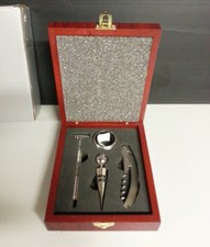 Coffret oenologie Deluxe - Boite écrin sommelier tire-bouchon cadeau collection