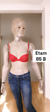 Etam 85 B ? Soutien gorge rouge rembourré à armatures