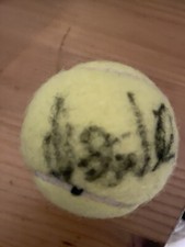 Balle Tennis Signé Wilander Mats