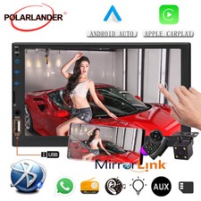 Autoradio7''2 Din Siri Android FM iOS Lecteur MP5 BT Carplay Android Auto+Caméra