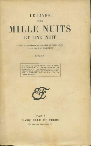 Livre des mille nuits et - mille,
