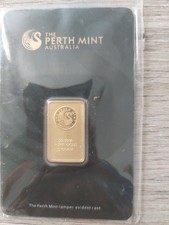 Lingot or 5 grammes PERTH MINT (999,9/24 Carats)