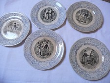 5 Assiettes à dessert