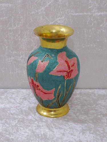 Vase cloisonné émaillé - en,