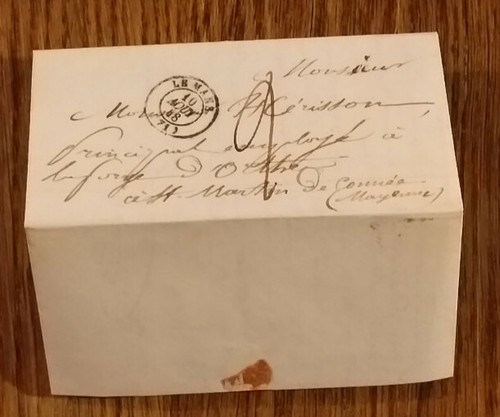 Vieux papier daté - papier, du