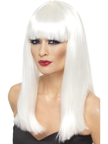 Lady gaga blanc - lady, perruque