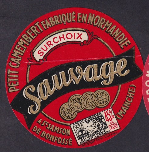 Ancienne petite étiquette