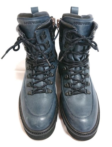 Emporio armani navy leather - armani,