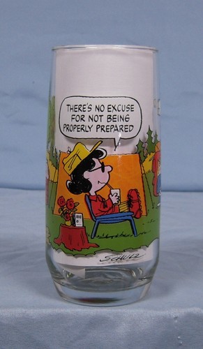 Camp snoopy collection glass - collection,