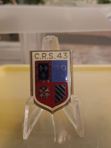 Insigne métal police