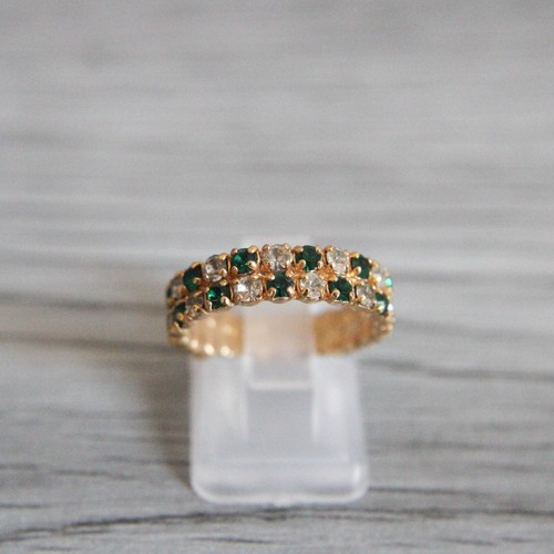 Bague vintage dorure sertie - , de