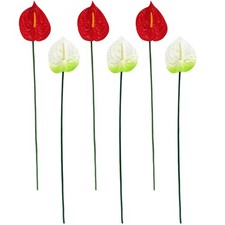  6 Pcs Fleur Artificiel Décoration De Fleurs Artificielles Artisanales