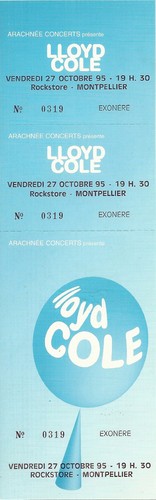 Rare ticket billet concert - /,