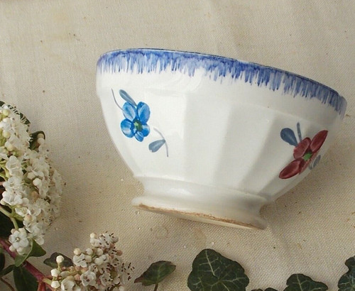 Ancien bol facette digoin - ancien,