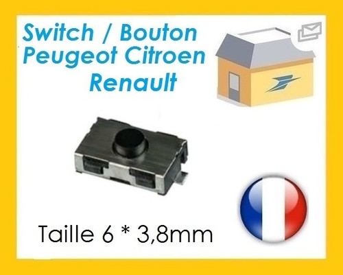 Switch bouton plip clé - bouton,