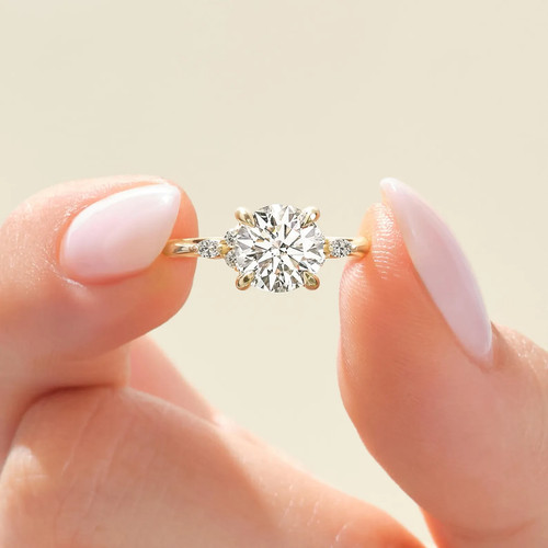 Bague mariage moissanite - bague, en