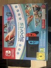 Nintendo Switch HAC-001(-01) Sports Pack 32Go Console - Noir/Bleu Néon/Rouge...