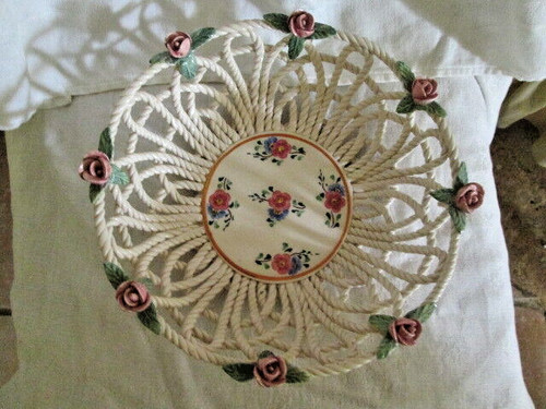Corbeille fruits faience - corbeille,