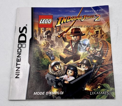 Notice pour jeu - lego, indiana