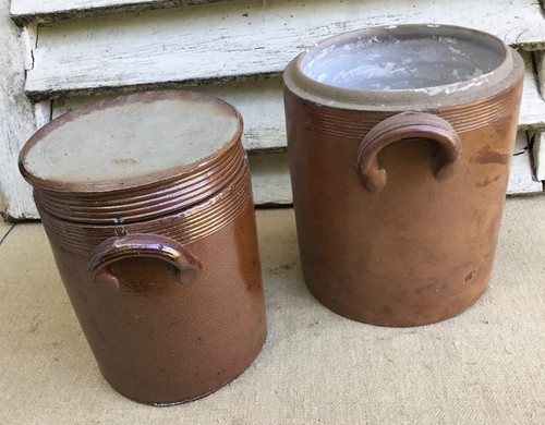 Pots graisse anciens - pots,
