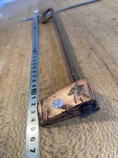 (n° 57 OLD TOOL / outil ancien, fer à souder tête en cuivre