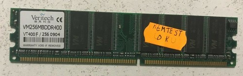 Ram veritech 256mb ddr400 - vm,