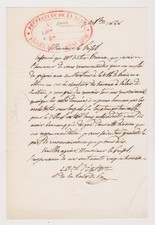 De la Tour du Pin. Signature