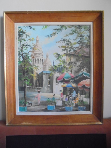 Ancien cadre bois pour - ancien,