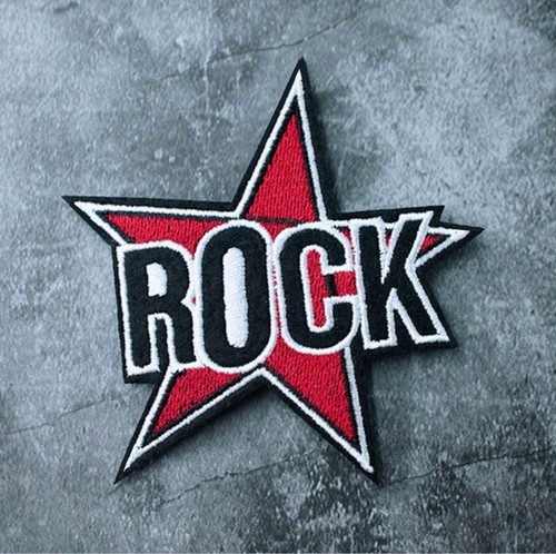 Patch écusson let rock - patch, let's