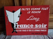 Ancienne plaque émaillée