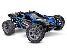 Traxxas Rustler 4WD Brushless BL-2S RTR 1:10 Stadium Truck bleu sans batterie...