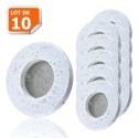 10 Spots LED Encastrables Blanc Etanche IP44 Pour Salle de Bain Blanc Neutre