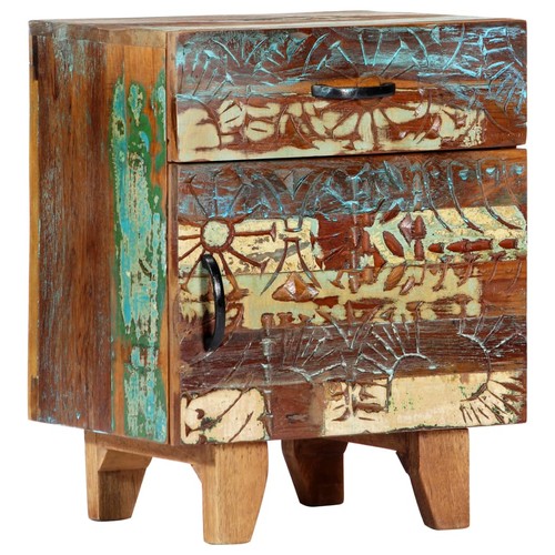 Table chevet sculptée à - de,